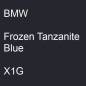 Preview: BMW, Frozen Tanzanite Blue, X1G.